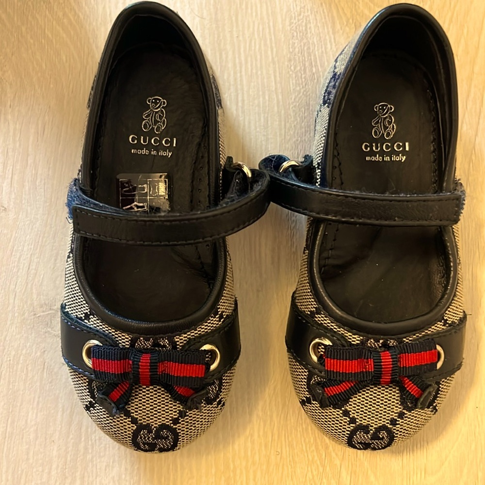 Baby Gucci ballerina flats